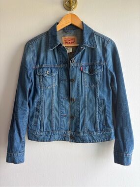 Levi's Blue Denim Jacket with Button Front